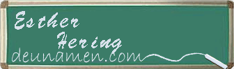 Esther Hering Visitenkarte